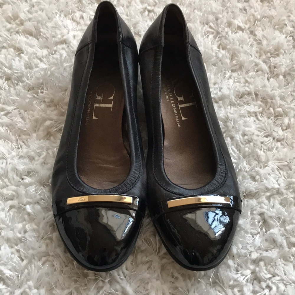AGL Black Low Wedges, used